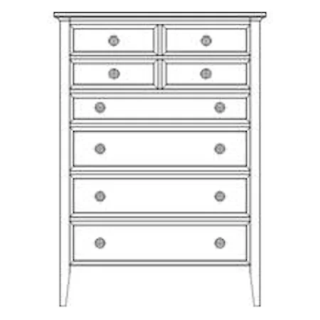 Eight Drawer Chest